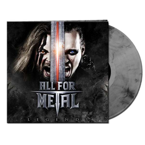 ALL FOR METAL - Legends - Ltd. Gatefold SILVER/BLACK MARBLED LP